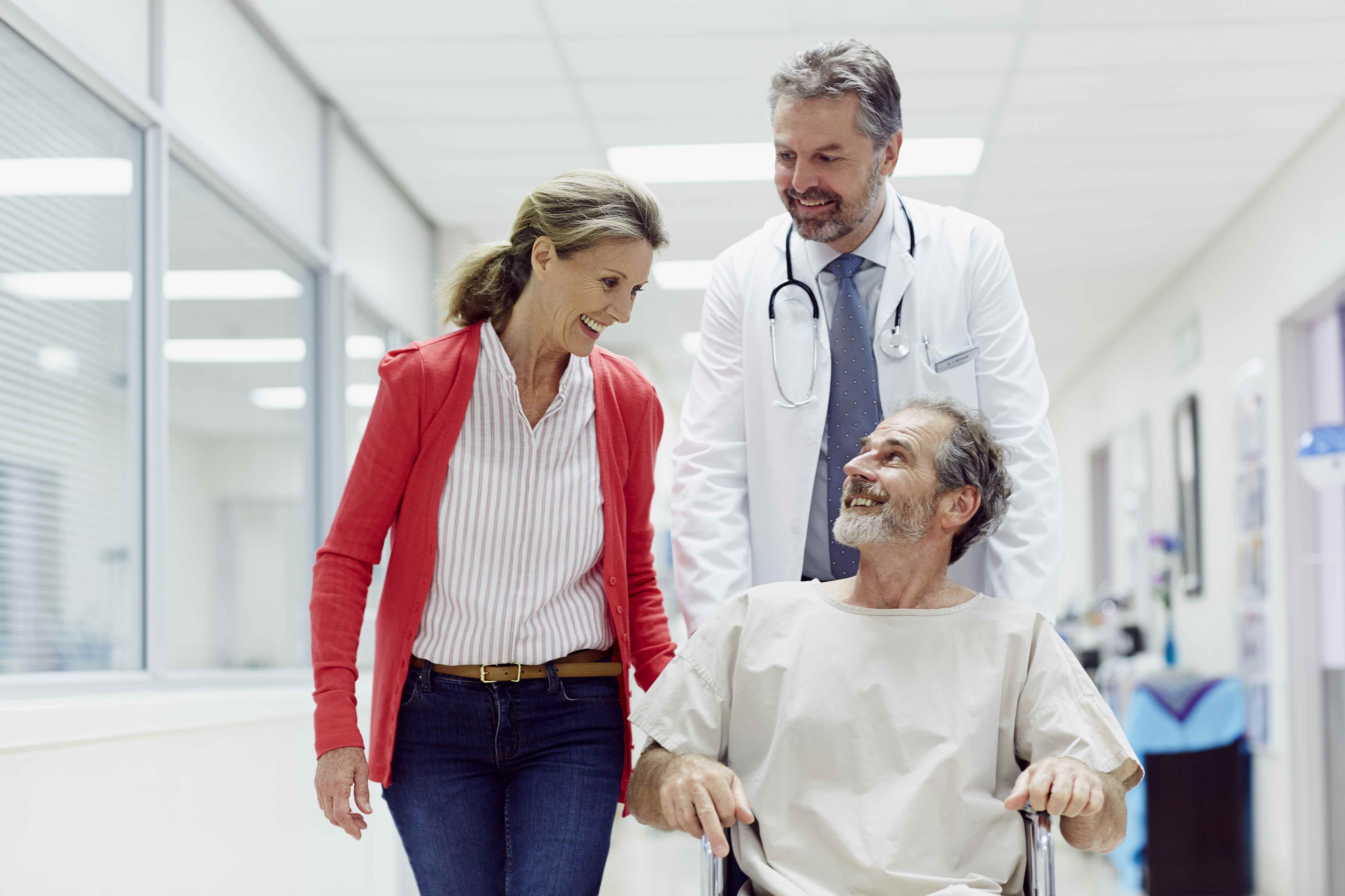 couple in hospital